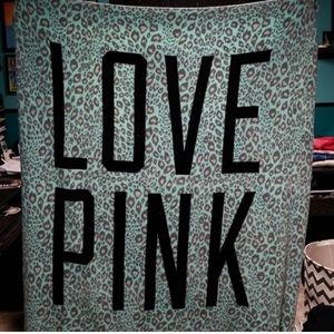Victoria secret pink blanket